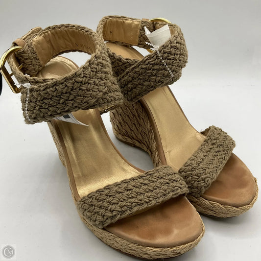 Sandals Designer By Stuart Weitzman In Tan, Size: 8