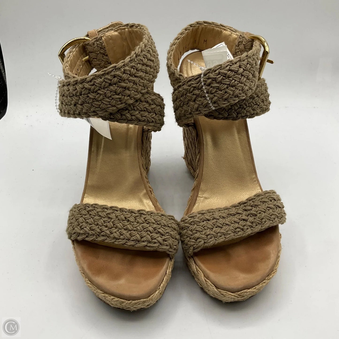 Sandals Designer By Stuart Weitzman In Tan, Size: 8