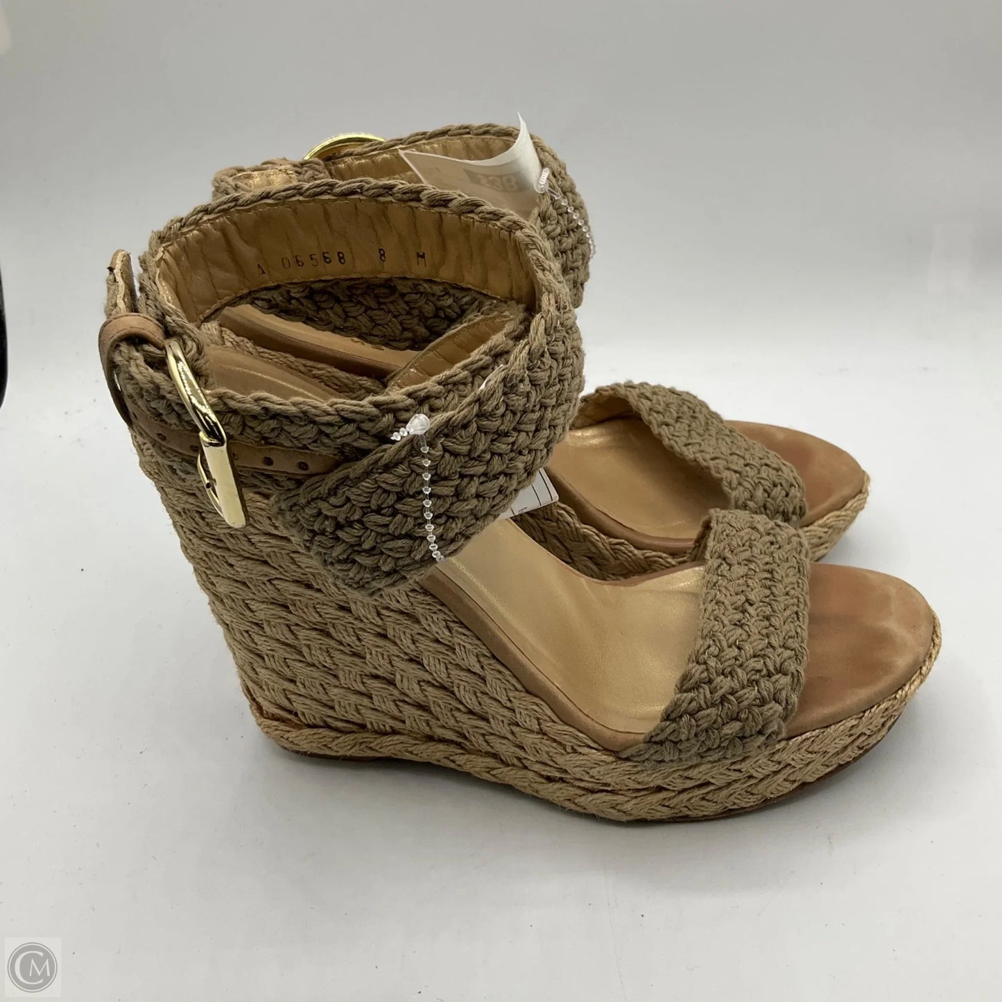 Sandals Designer By Stuart Weitzman In Tan, Size: 8