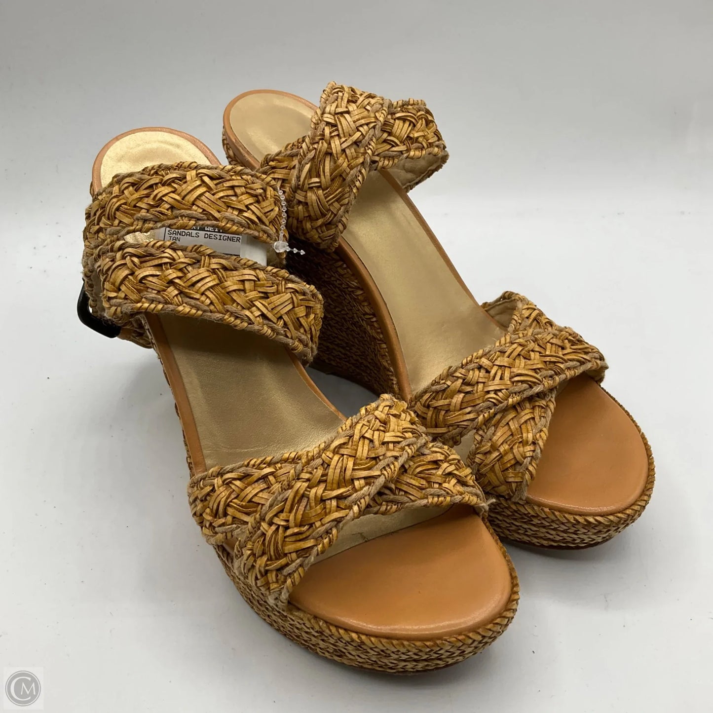 Sandals Designer By Stuart Weitzman In Tan, Size: 8