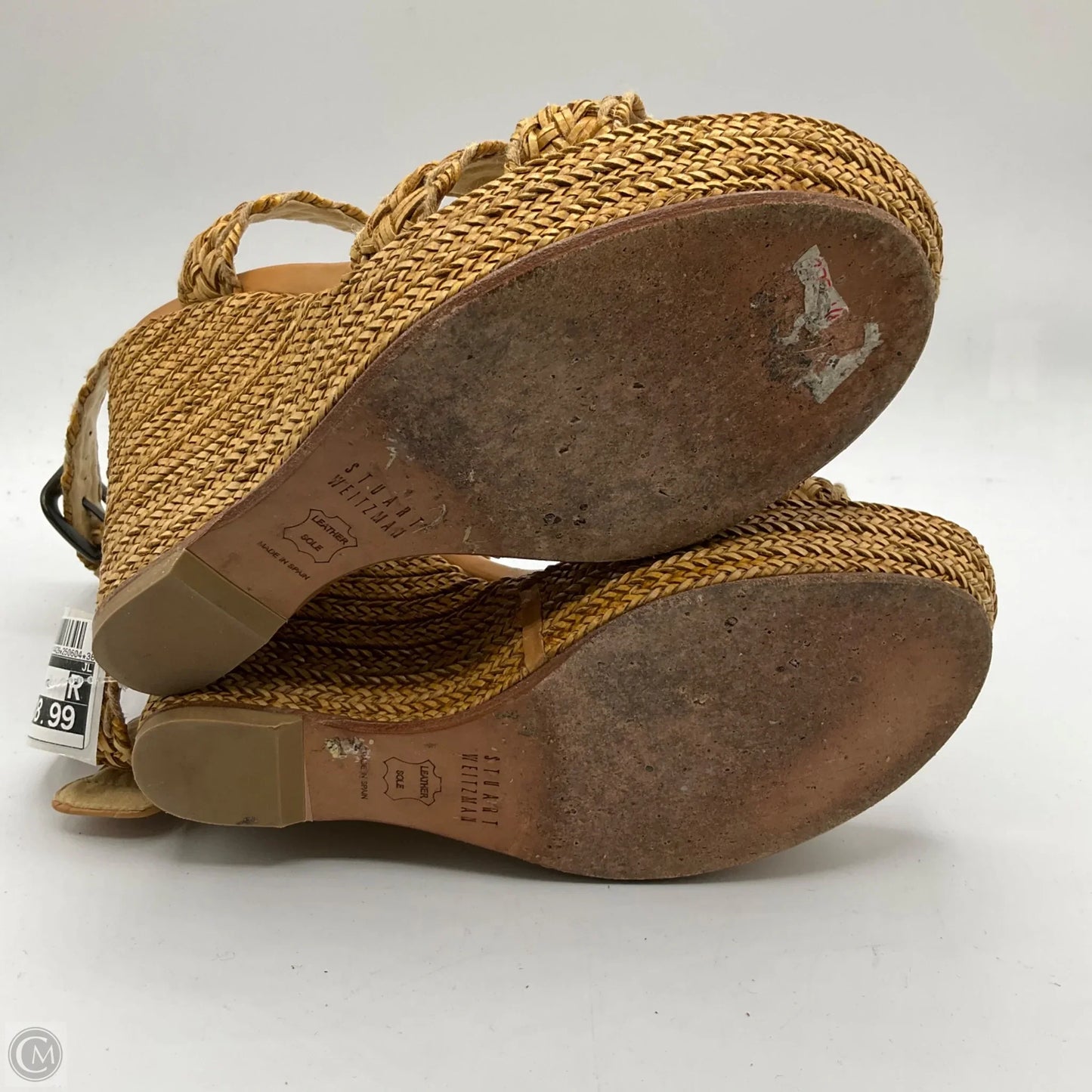 Sandals Designer By Stuart Weitzman In Tan, Size: 8