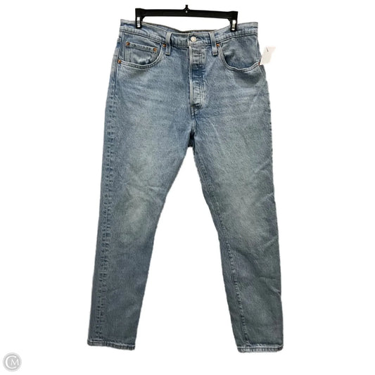 Jeans Skinny By Levis In Blue Denim, Size: 12