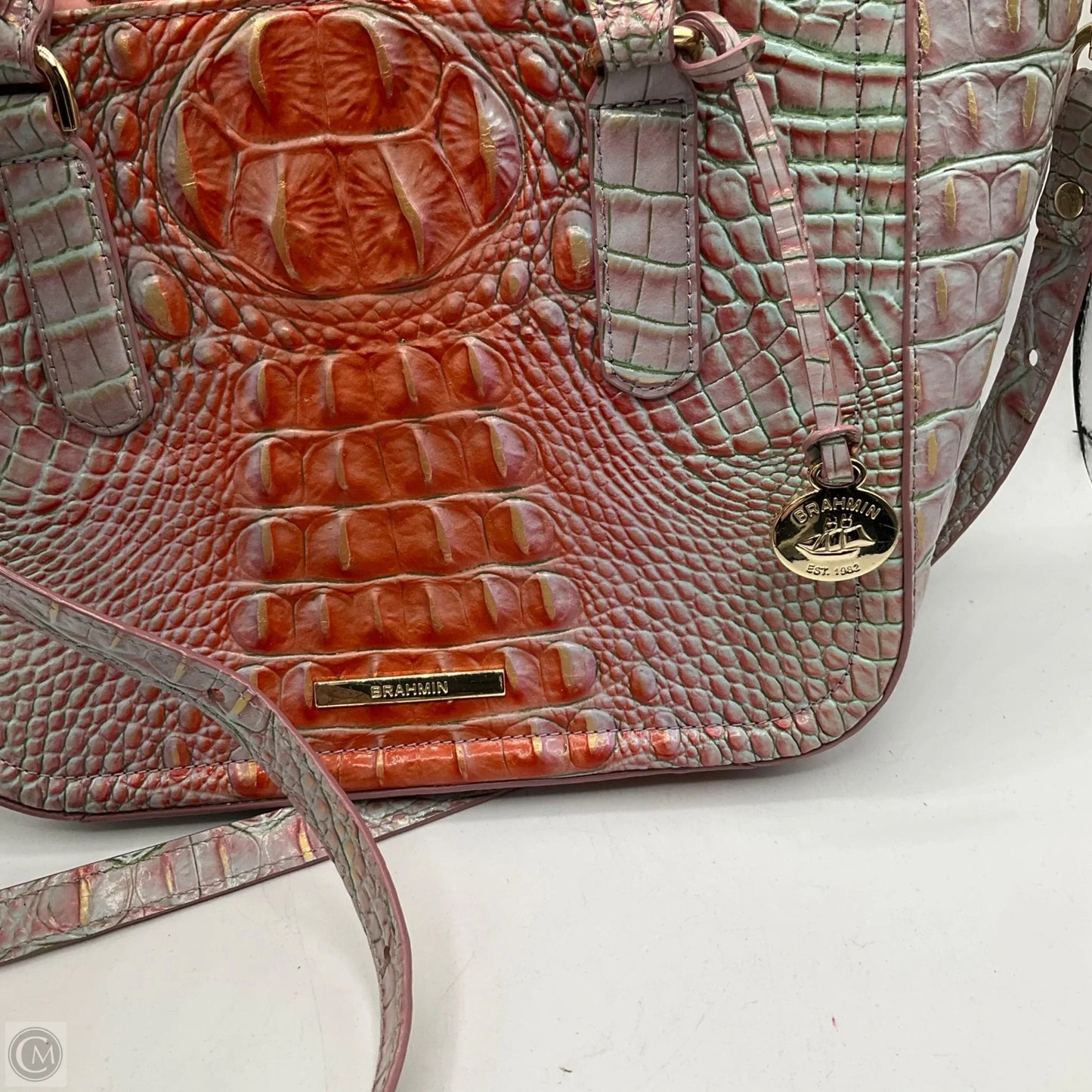 Crossbody Designer By Brahmin, Size: Medium