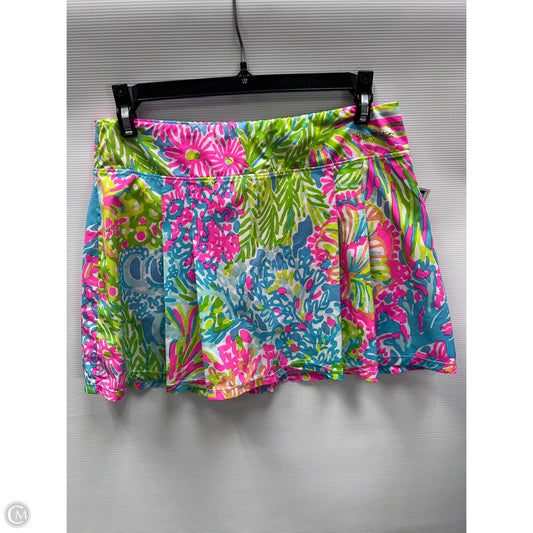 Skirt Designer By Lilly Pulitzer In Green & Pink, Size: Xs