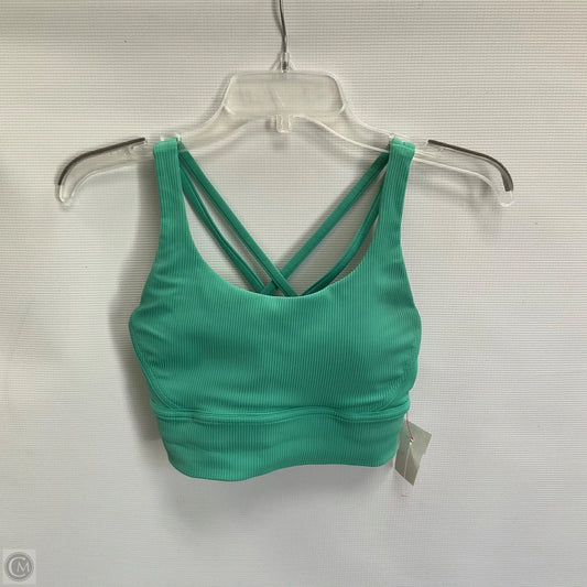 Athletic Bra By Lululemon In Aqua, Size: 6