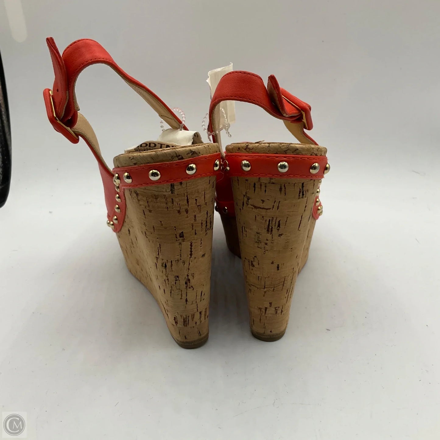 Shoes Designer By Christian Louboutin In Orange & Tan, Size: 6