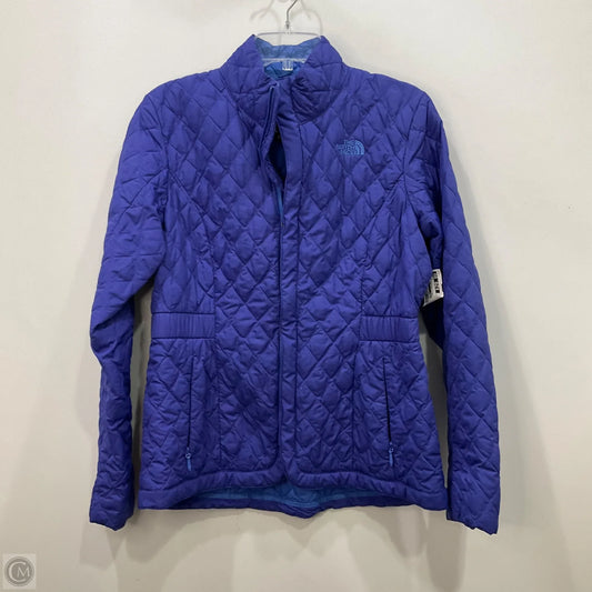 Coat Puffer & Quilted By North Face In Blue, Size: L