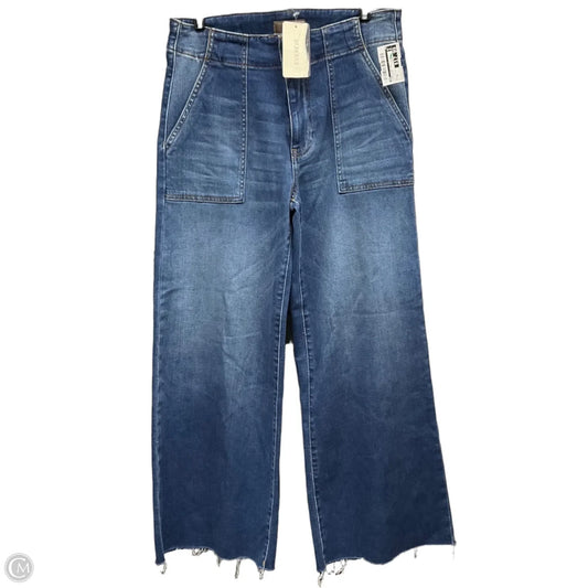 Jeans Wide Leg By Kut In Blue Denim, Size: 6