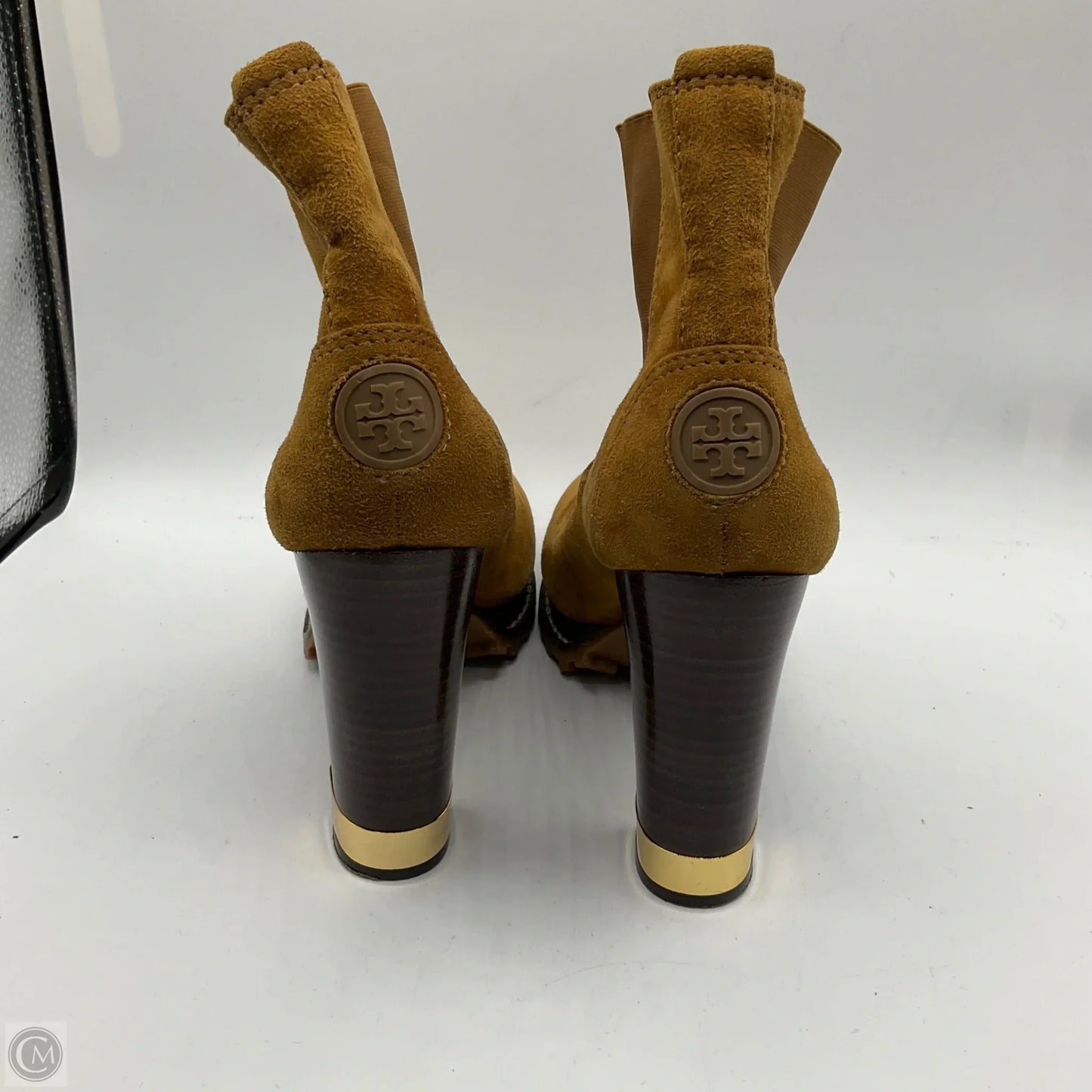 Boots Designer By Tory Burch In Brown, Size: 8.5