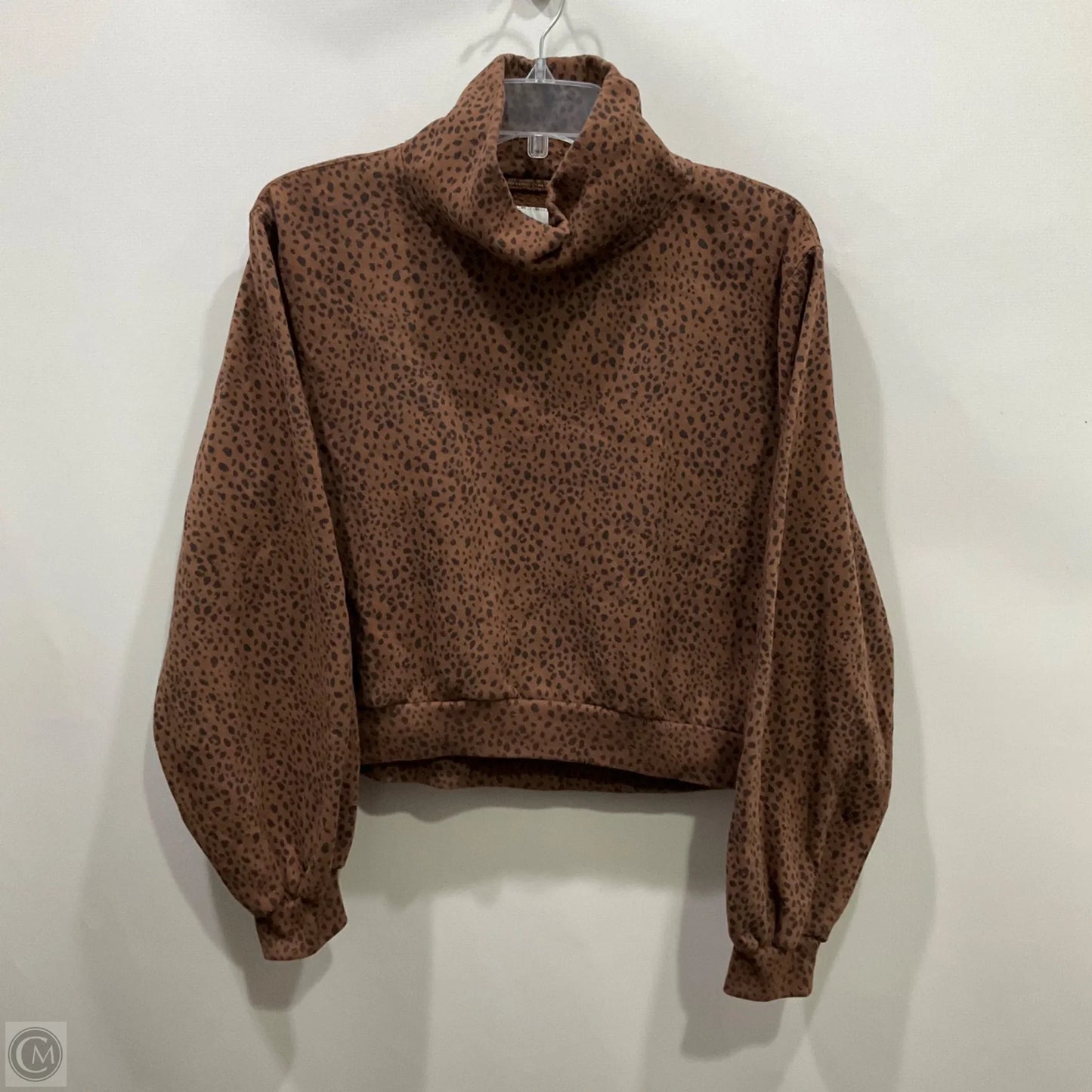 Sweatshirt Crewneck By Abercrombie And Fitch In Animal Print, Size: Xs