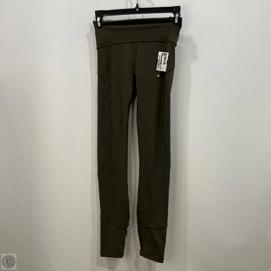 Athletic Leggings By Lululemon In Green, Size: 2