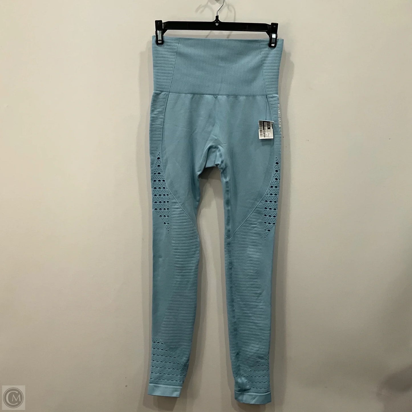 Athletic Leggings By Gym Shark In Blue, Size: M