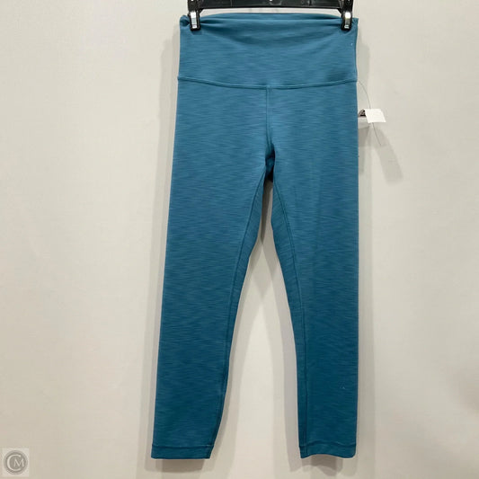 Athletic Leggings By Lululemon In Blue, Size: 6