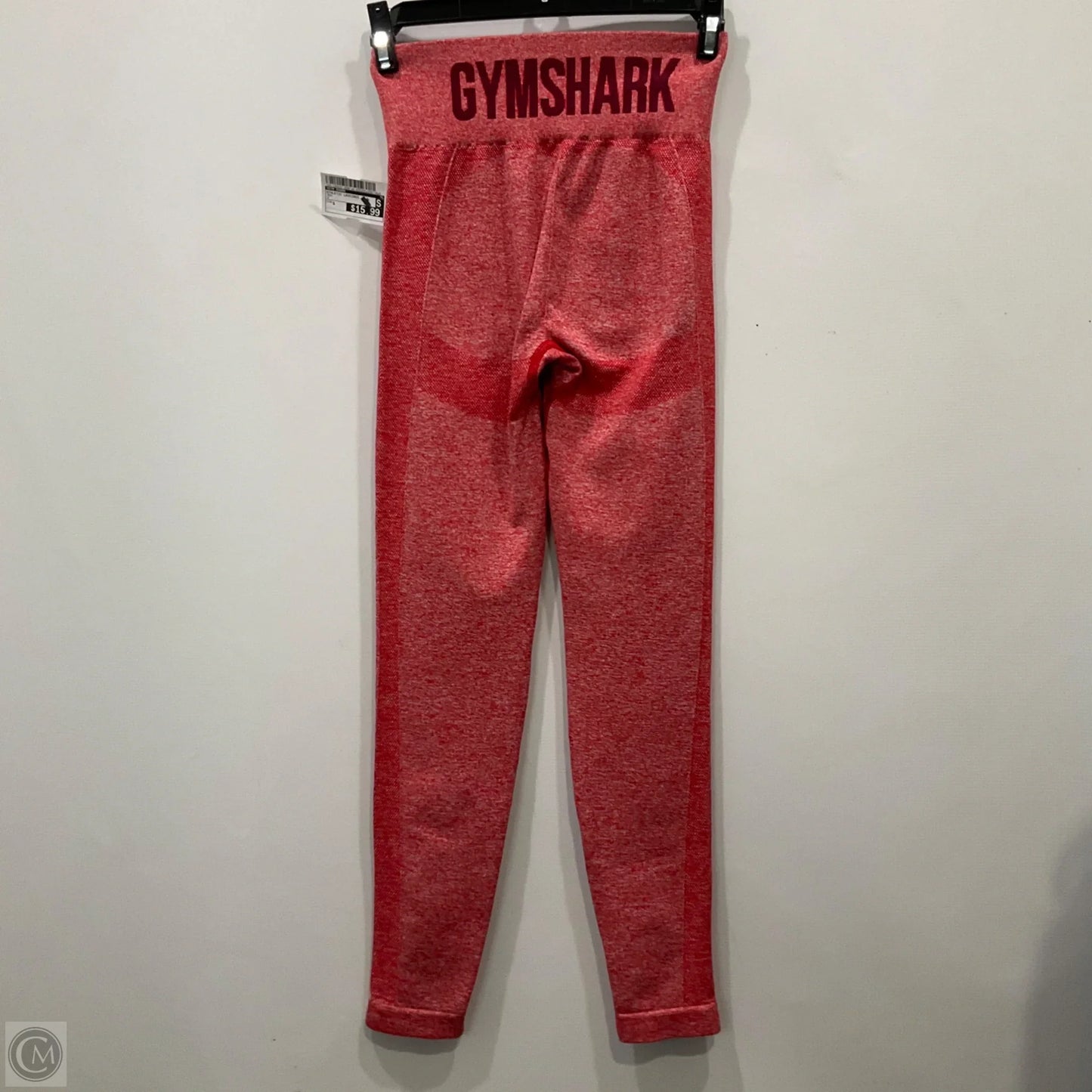 Athletic Leggings By Gym Shark In Red, Size: S