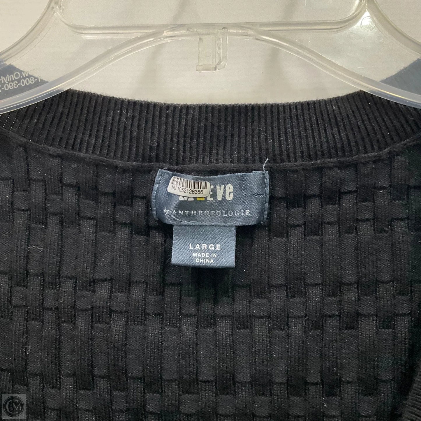 Top Long Sleeve By Maeve In Black, Size: L