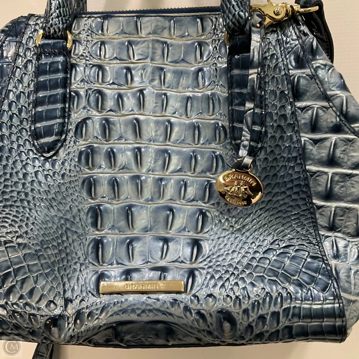 Handbag Designer By Brahmin, Size: Medium