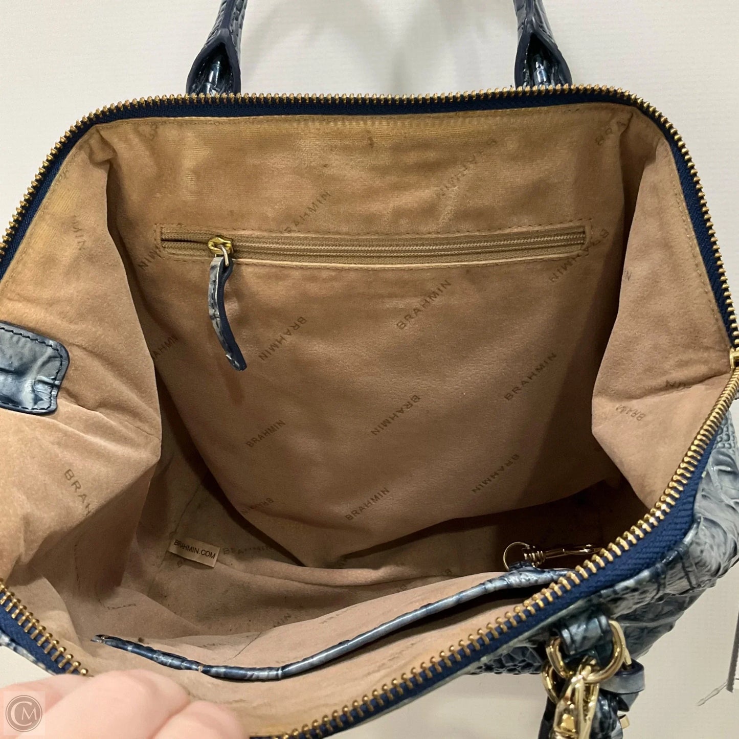 Handbag Designer By Brahmin, Size: Medium