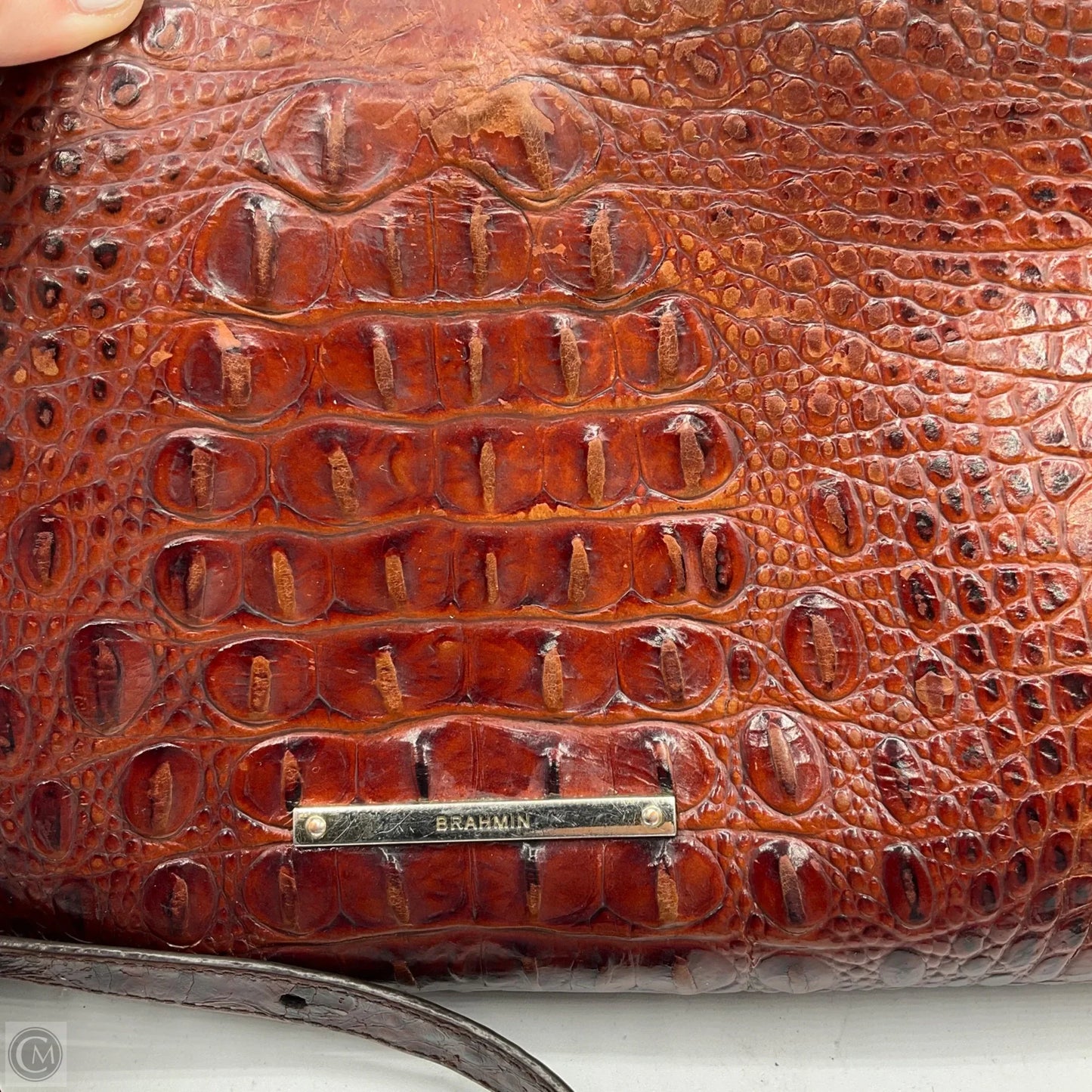 Handbag Designer By Brahmin, Size: Medium