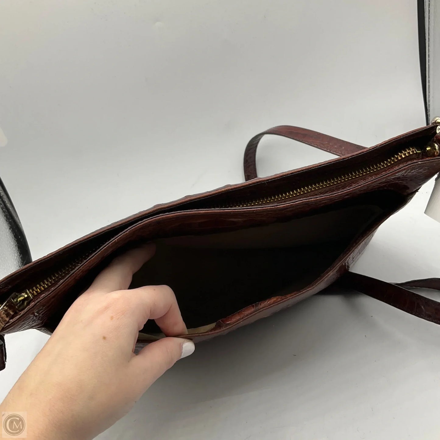 Handbag Designer By Brahmin, Size: Medium