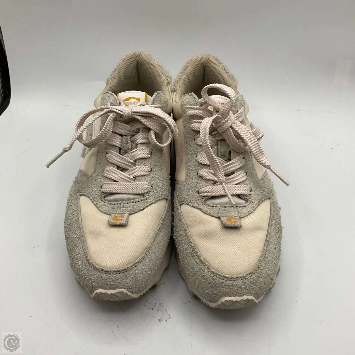 Shoes Designer By Coach In Beige, Size: 7.5