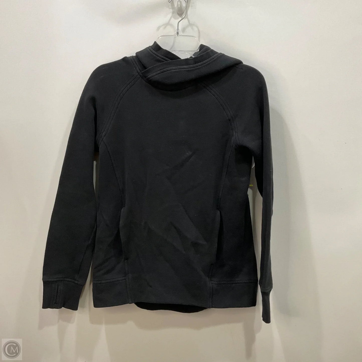 Sweatshirt Hoodie By Lululemon In Black, Size: 4