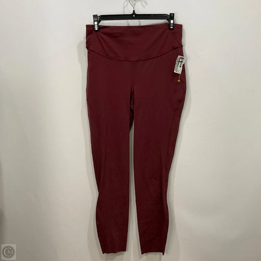 Athletic Leggings By Lululemon In Red, Size: 6