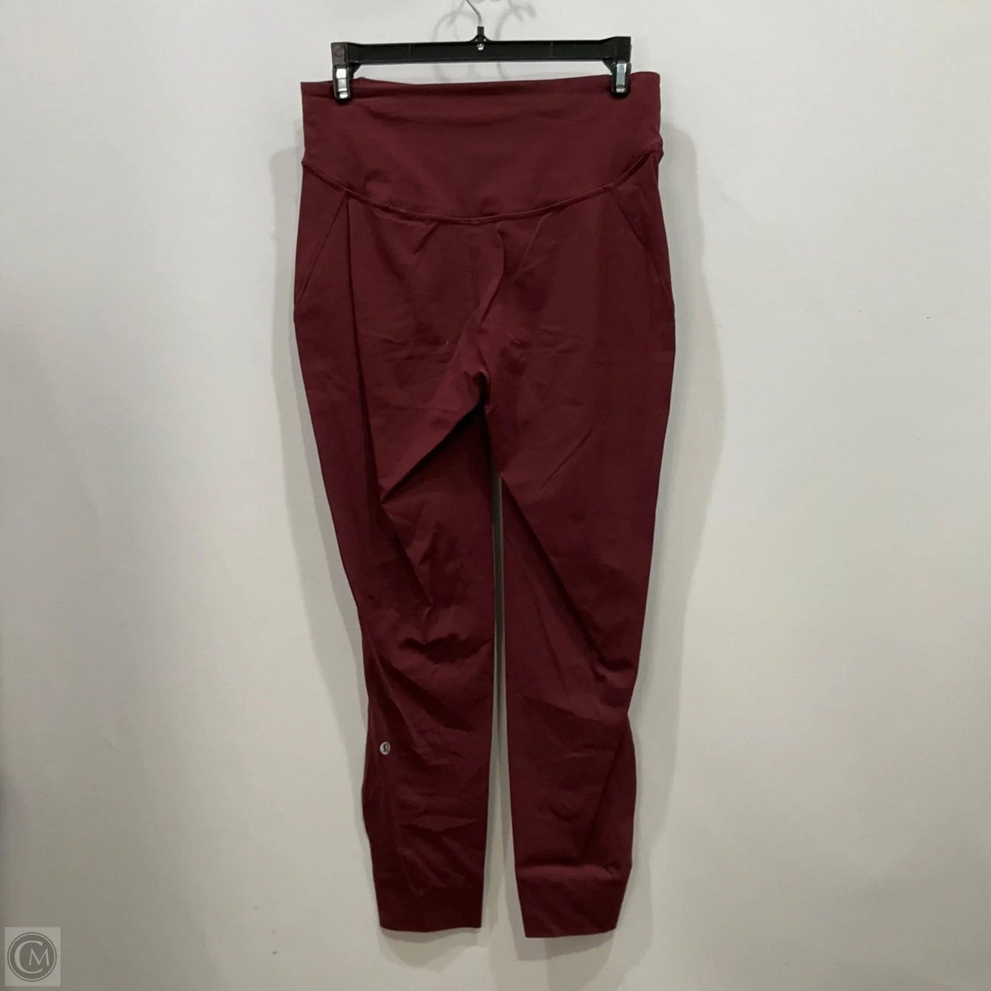 Athletic Leggings By Lululemon In Red, Size: 6