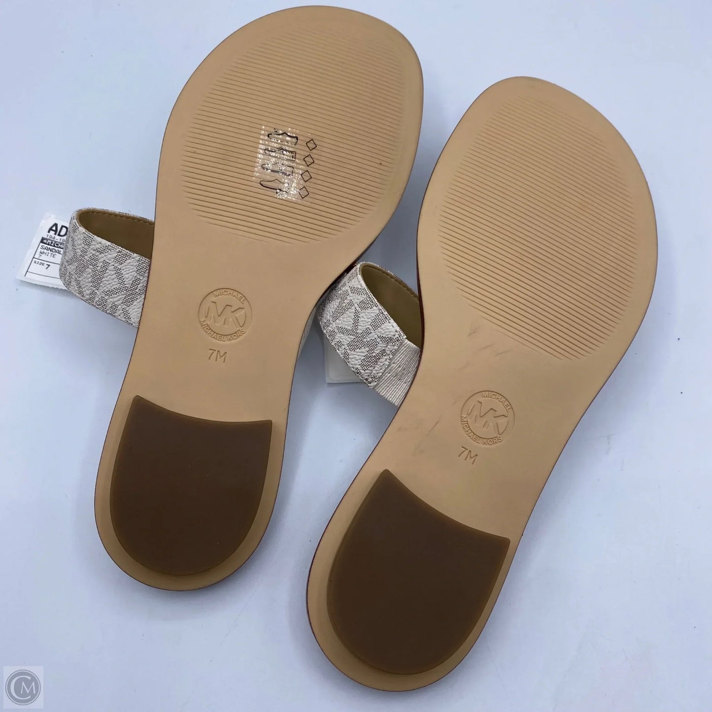 Sandals Designer By Michael Kors In White, Size: 7