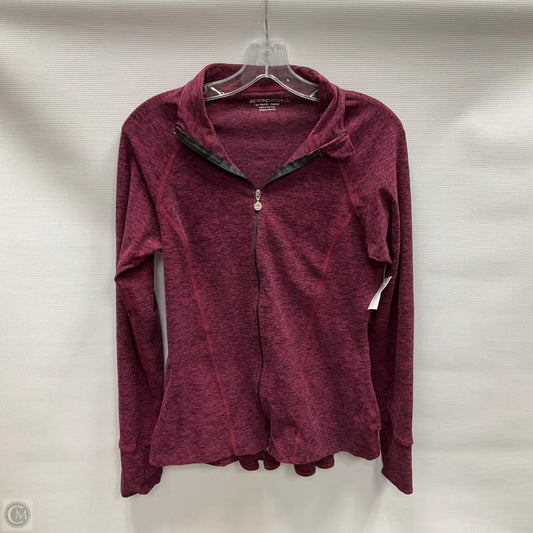 Athletic Jacket By Beyond Yoga In Red, Size: S