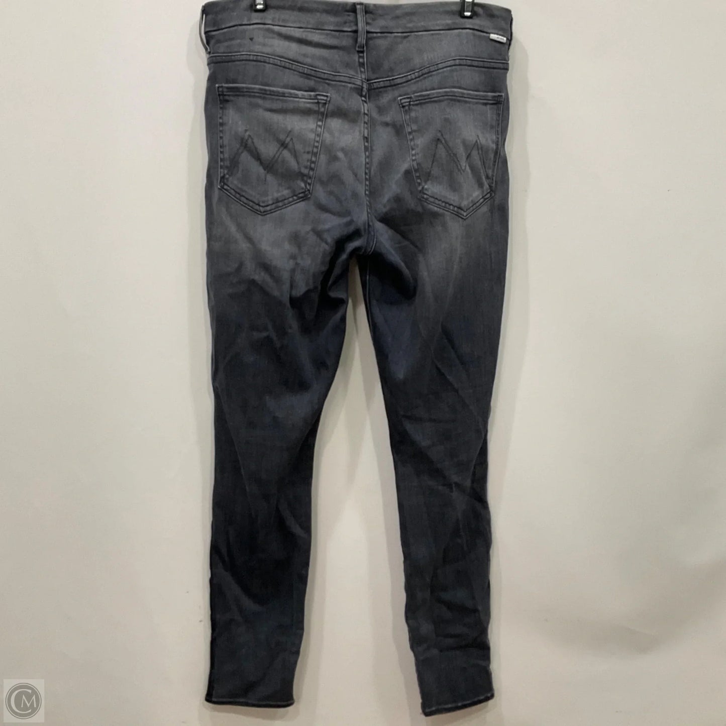 Jeans Skinny By Mother In Black, Size: 14