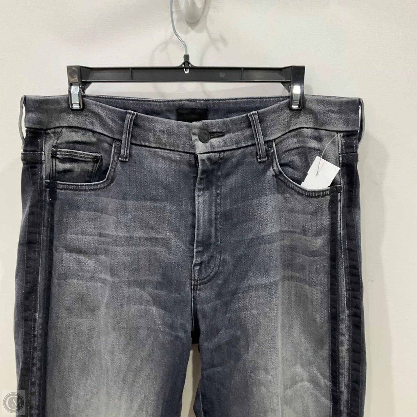 Jeans Skinny By Mother In Black, Size: 14