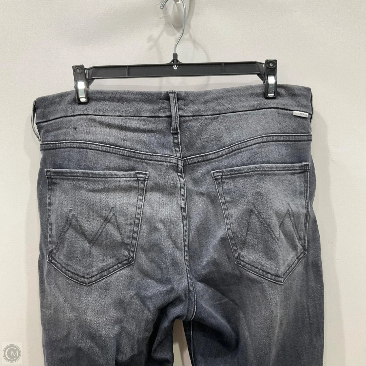 Jeans Skinny By Mother In Black, Size: 14