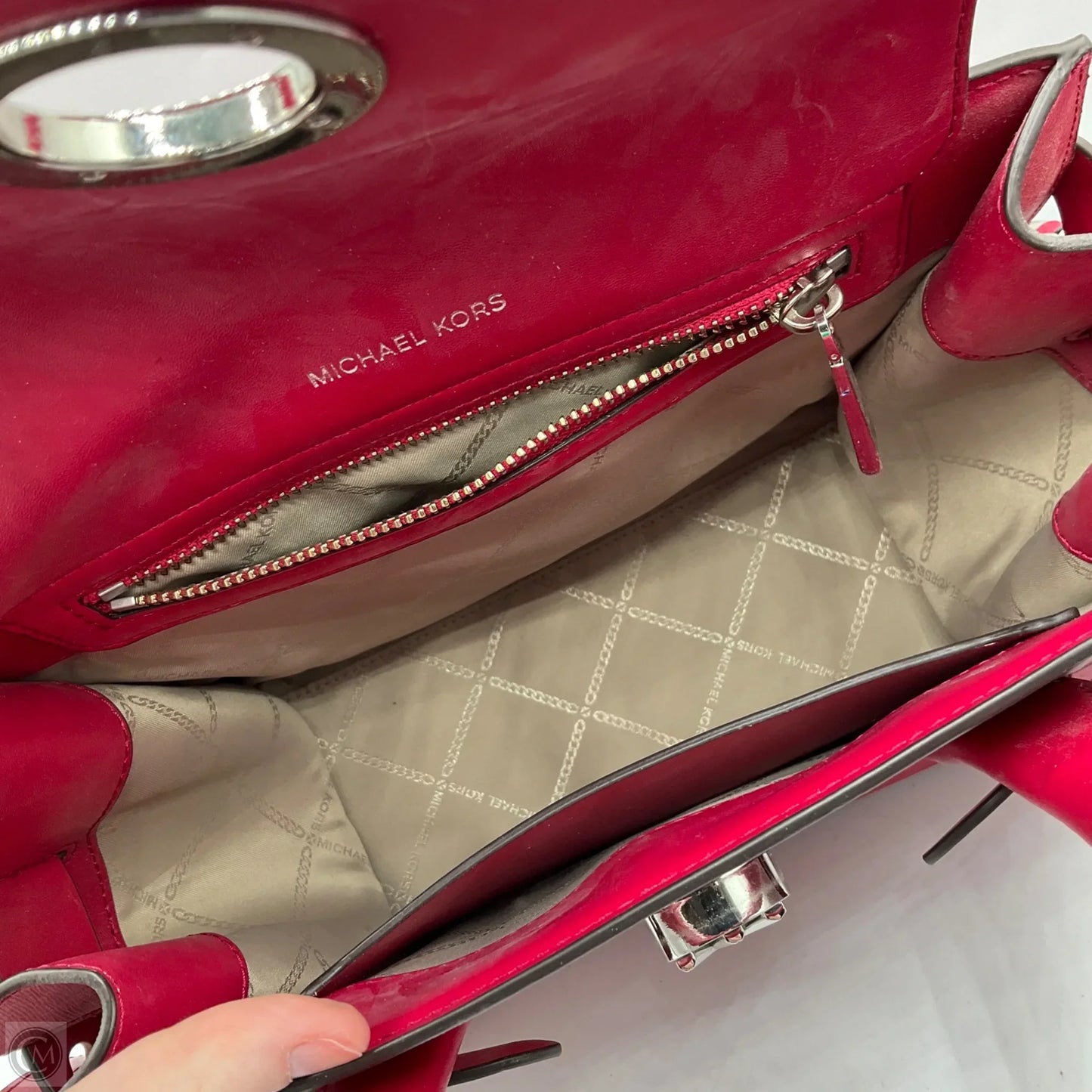 Handbag Designer By Michael Kors, Size: Medium