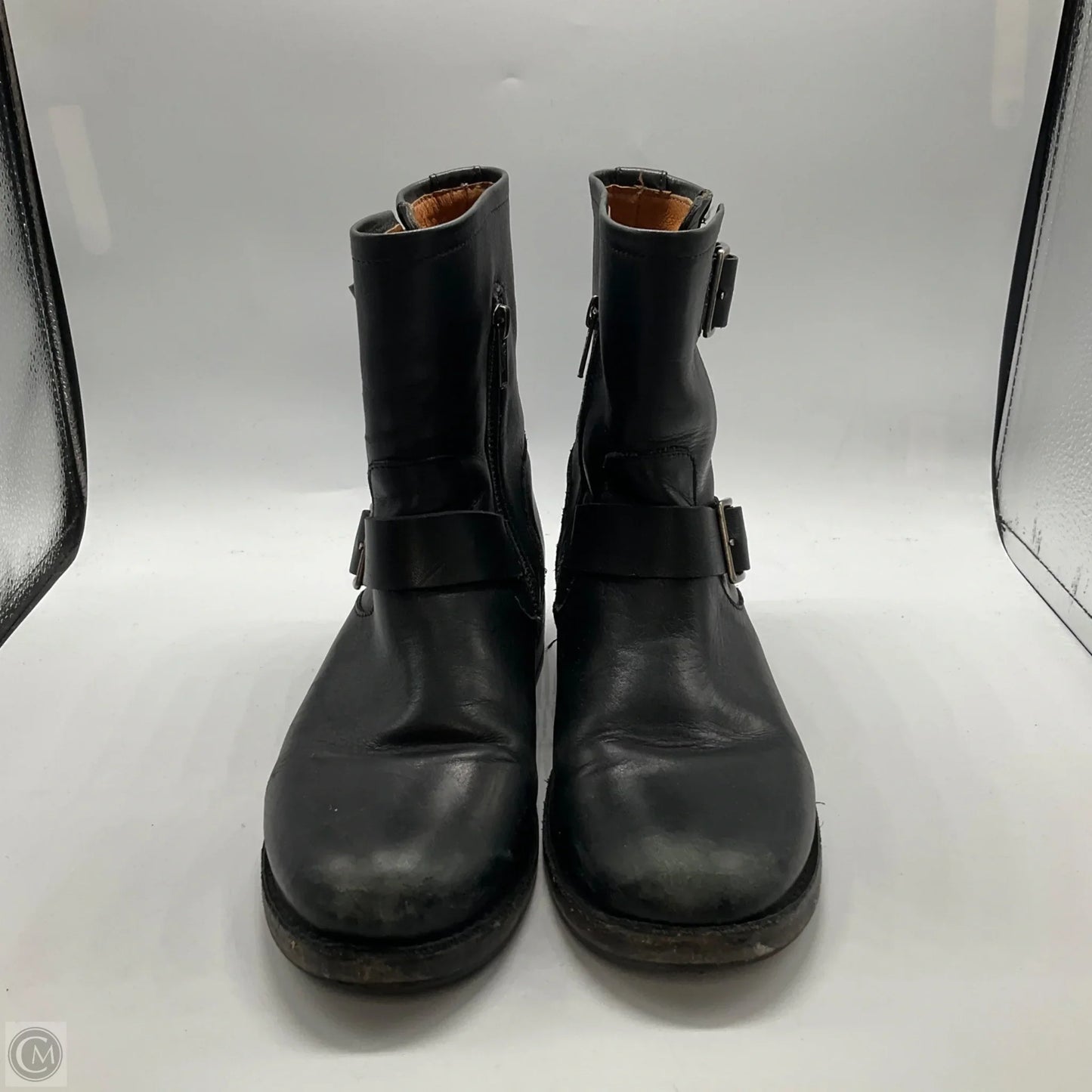 Boots Designer By Frye In Black, Size: 7.5