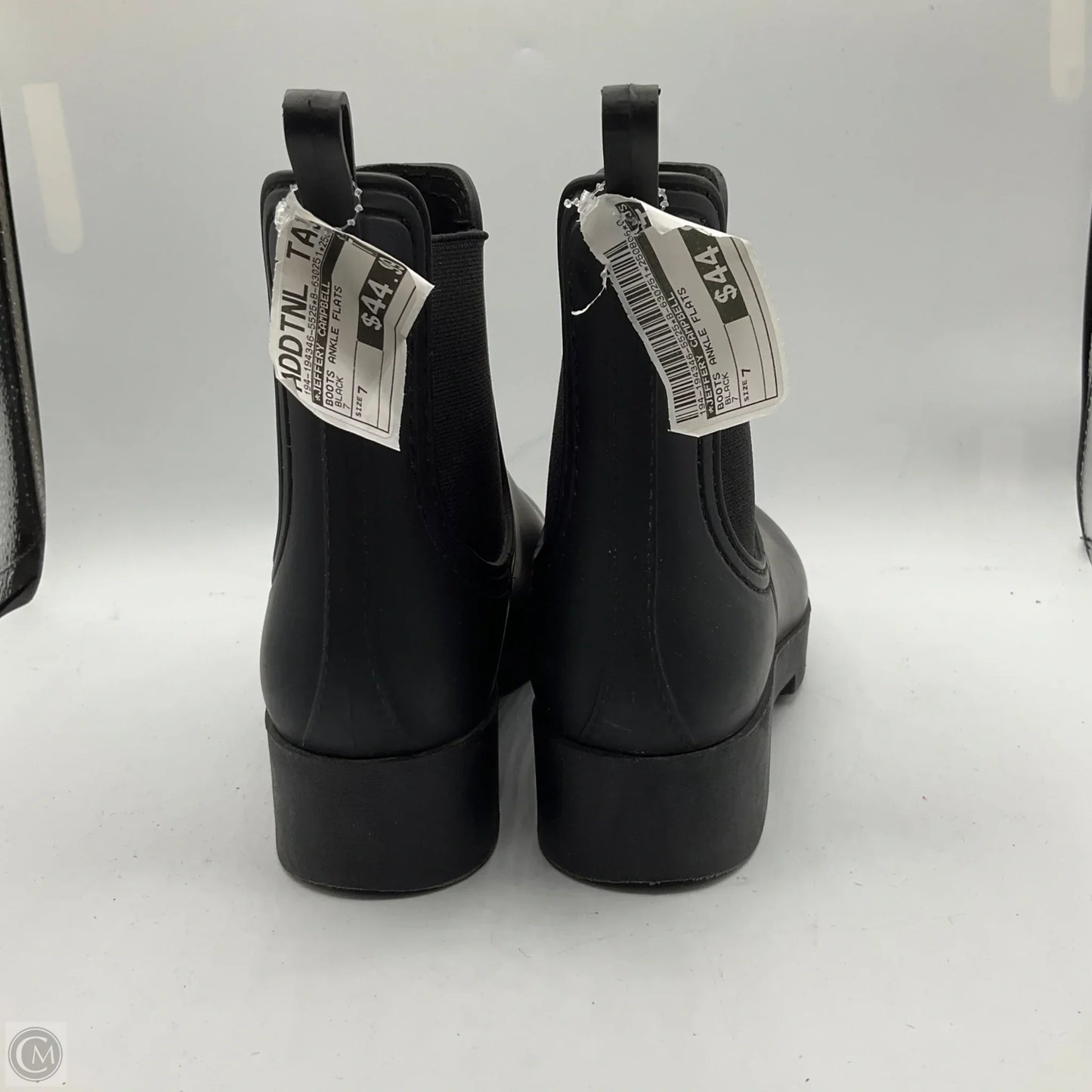 Boots Ankle Flats By Jeffery Campbell In Black, Size: 7