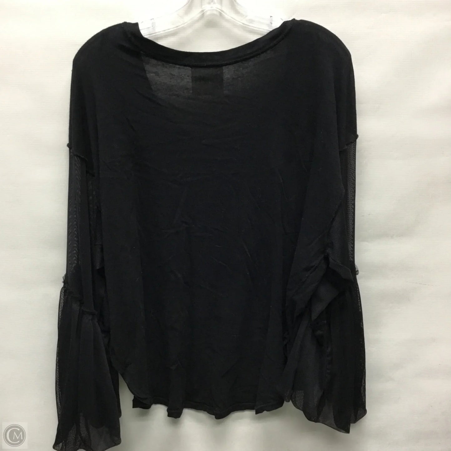 Top Long Sleeve By Free People In Black, Size: Xs