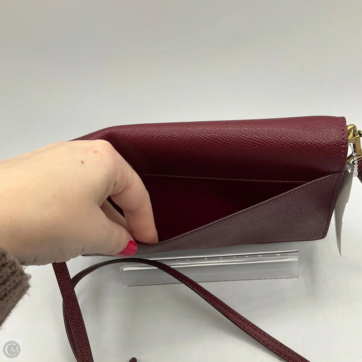 Crossbody Designer By Coach, Size: Small