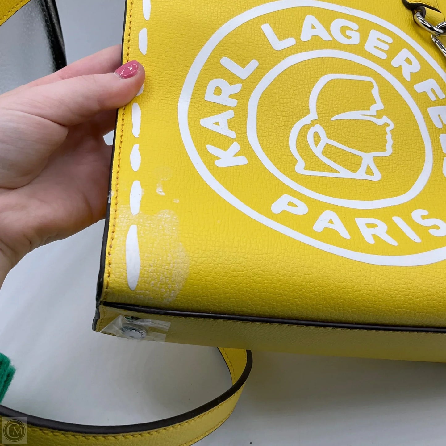 Handbag Designer By Karl Lagerfeld, Size: Medium