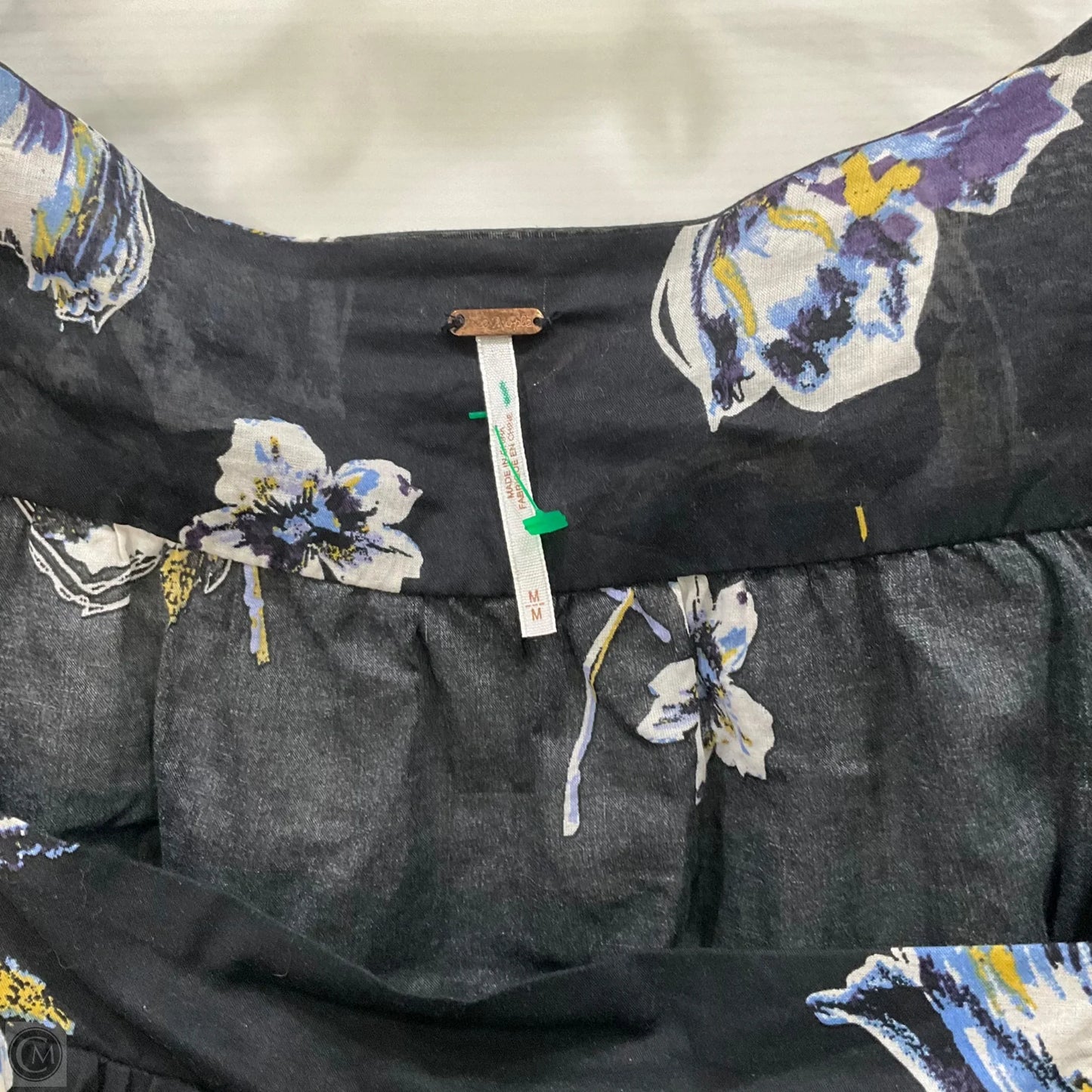 Top Long Sleeve By Free People In Black, Size: M