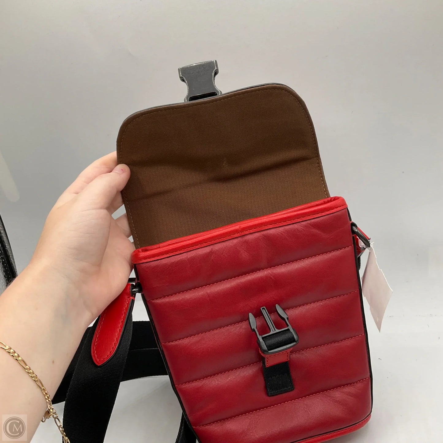 Crossbody Designer By Coach, Size: Small