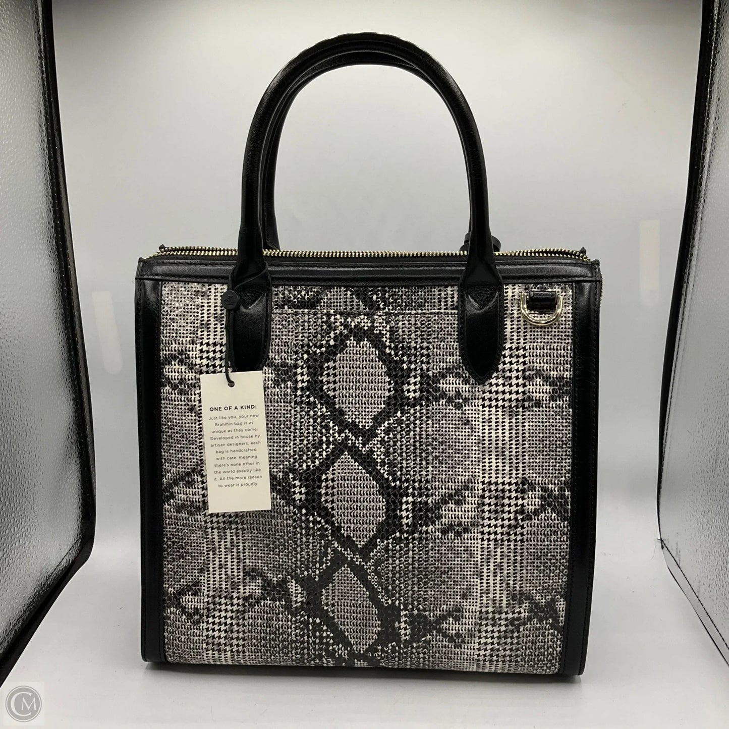 Handbag Designer By Brahmin, Size: Large