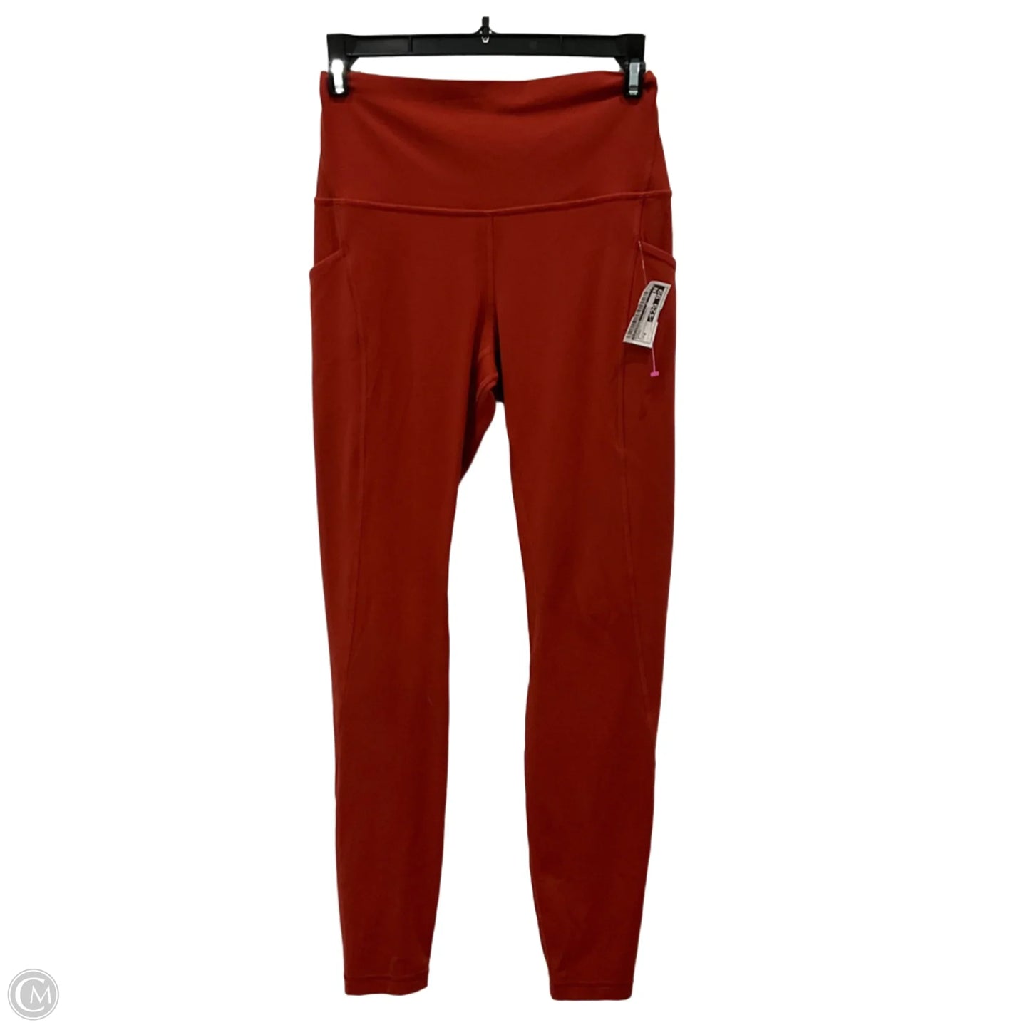 Athletic Leggings By Lululemon In Orange, Size: 6