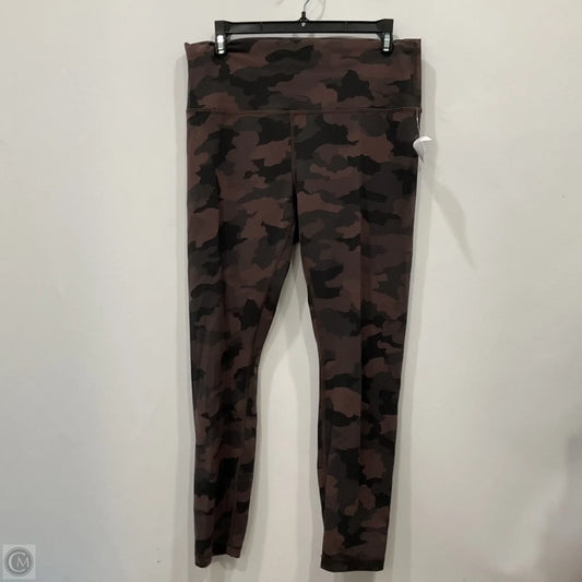 Athletic Leggings By Lululemon In Camouflage Print, Size: 12