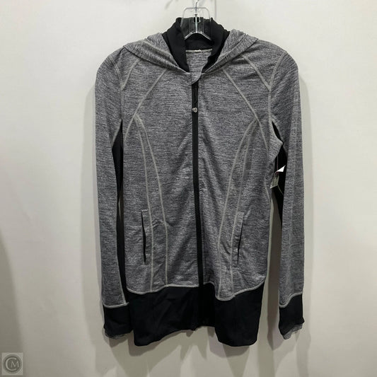 Athletic Jacket By Lululemon In Grey, Size: 6