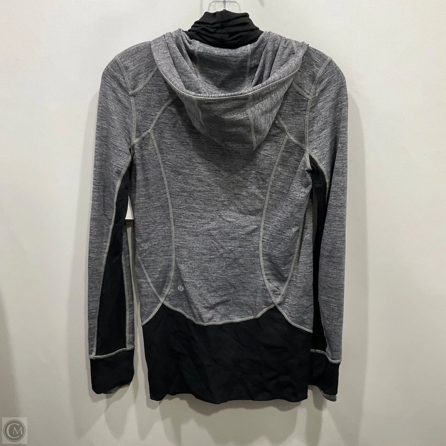 Athletic Jacket By Lululemon In Grey, Size: 6