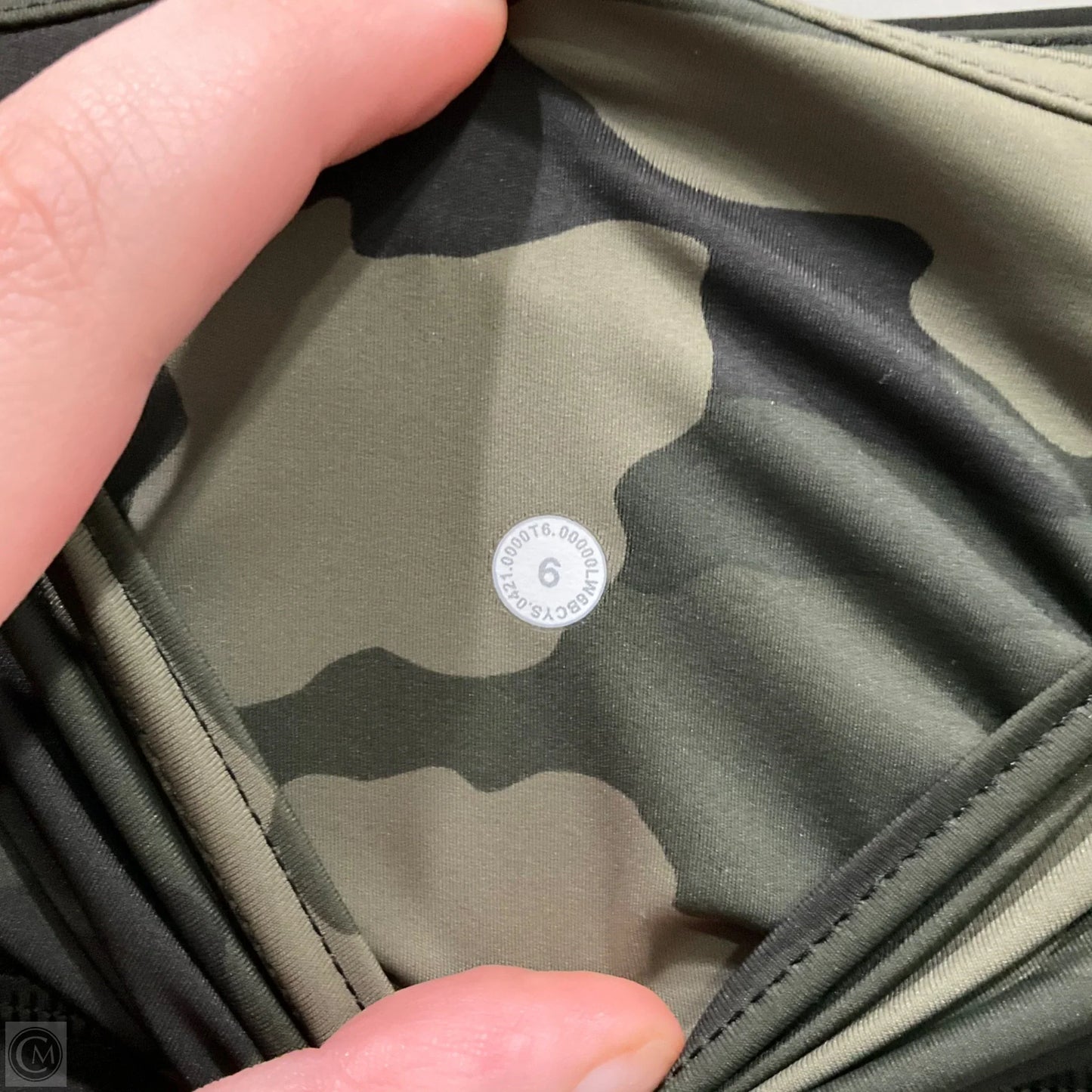 Athletic Leggings By Lululemon In Camouflage Print, Size: 6