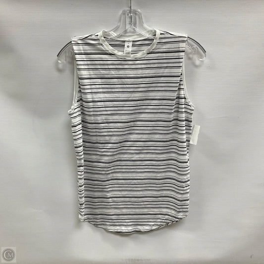 Athletic Tank Top By Lululemon In Striped Pattern, Size: 4