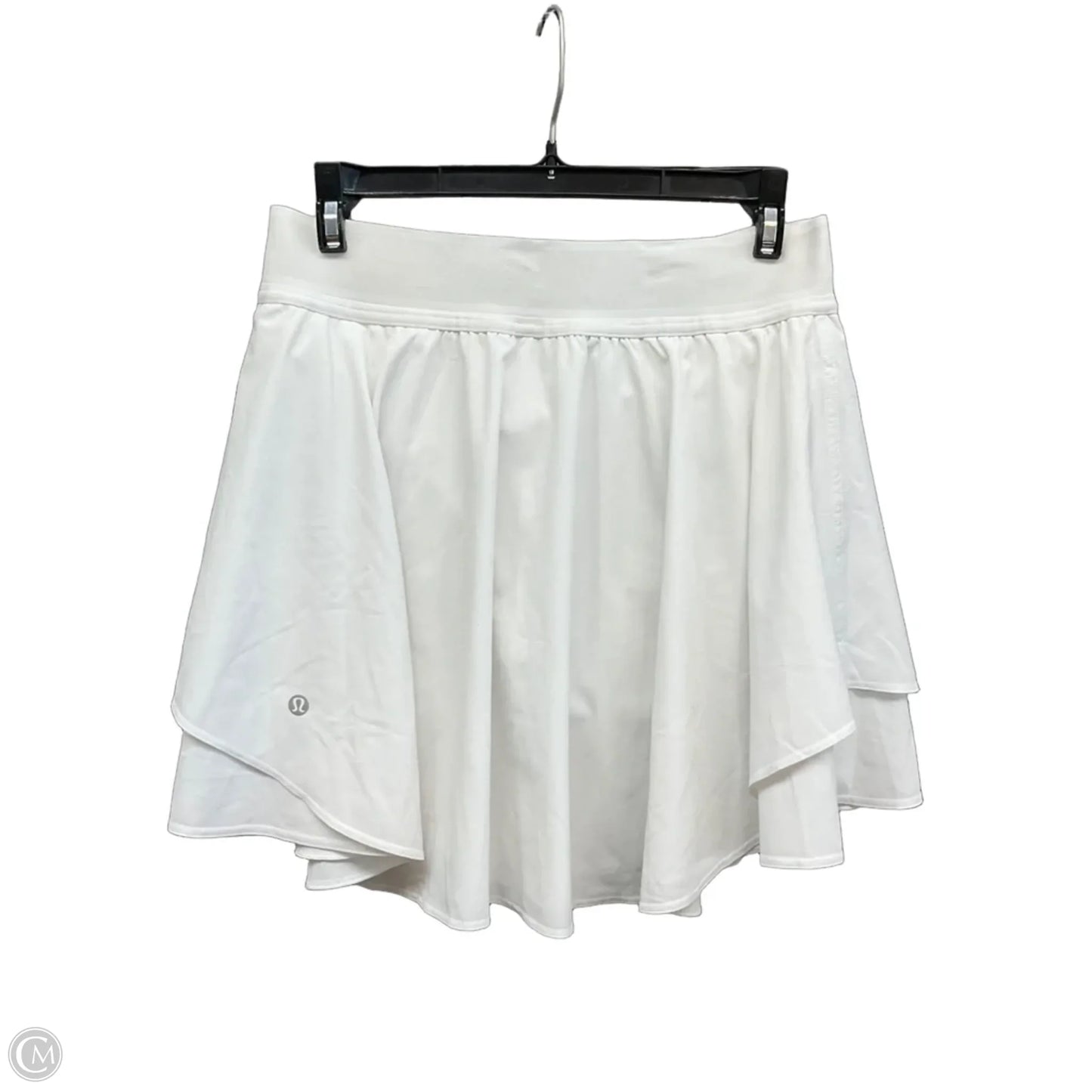Athletic Skort By Lululemon In White, Size: 12