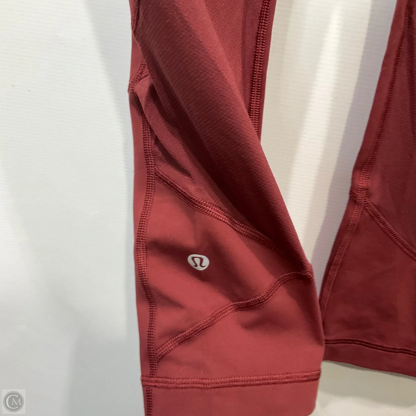 Athletic Leggings Capris By Lululemon In Red, Size: 4