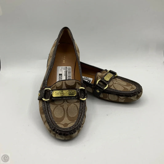 Shoes Designer By Coach In Brown, Size: 6.5